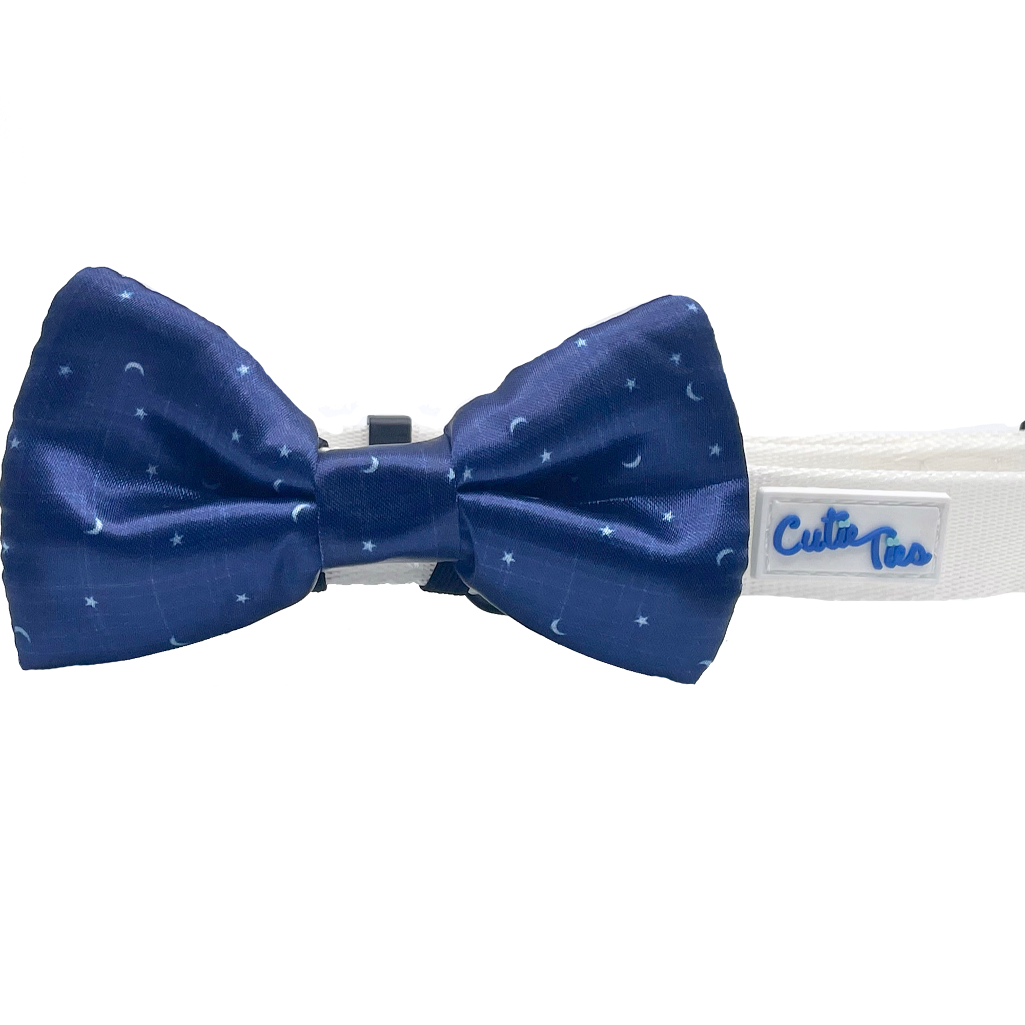 Cutie Ties Dog Bow Tie Moon Stars One Size