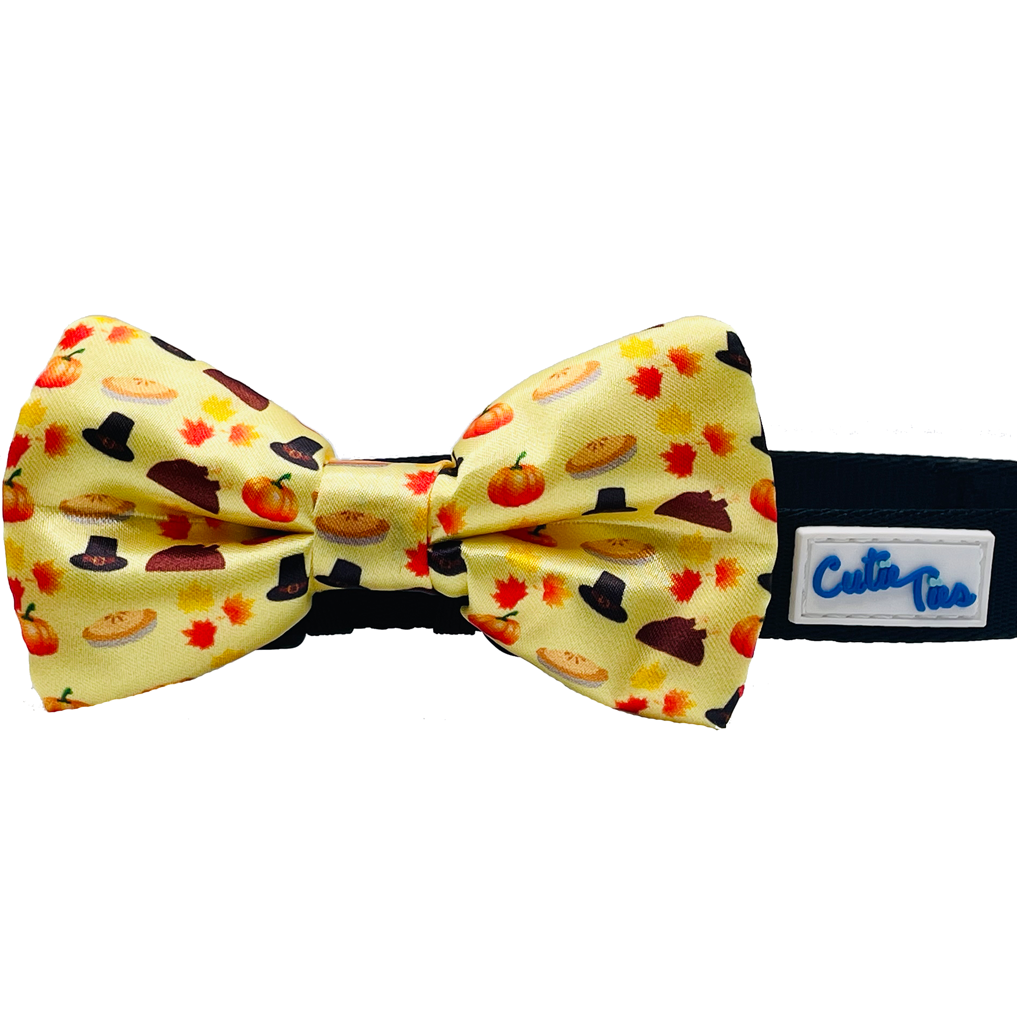 Thanksgiving bow top tie for dogs