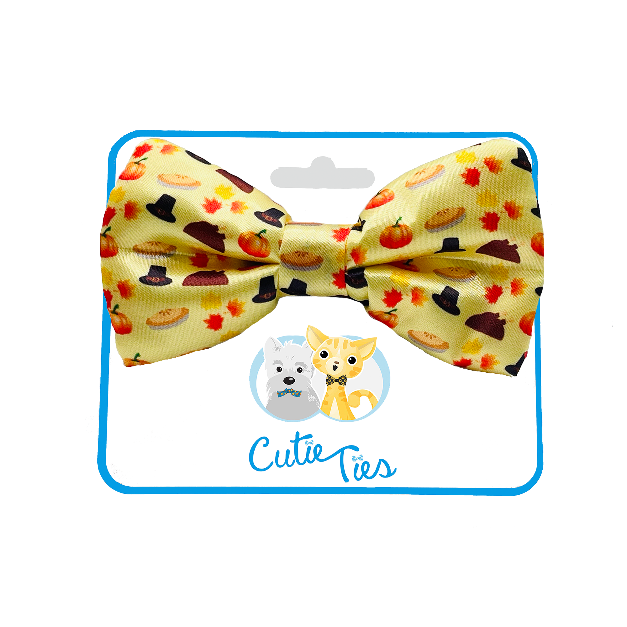 Thanksgiving dog discount bow tie